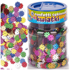 CEKINY CONFETTI CEKINOWE MIX KWIATKI KOLOROWE 100g  ASTRA CREATIVO