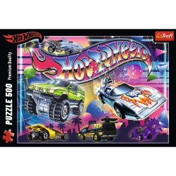PUZZLE 500 ELEMENTÓW HOT WHEELS LATA 80 UKŁADANKA 37538 TREFL