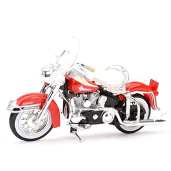 MODEL HARLEY DAVIDSON 1962 FLH DUO GLIDE CZERWONY
