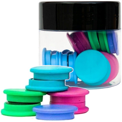 MAGNESY NA TABLICE LODÓWKĘ OKRĄGŁE 20mm 20szt. MIX PASTELOWYCH KOLORÓW TRES