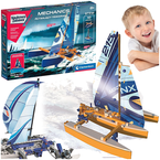 KLOCKI KONSTRUKCYJNE MECHANICS PŁYWAJĄCY KATAMARAN LABORATORIUM MECHANIKI