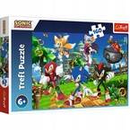 PUZZLE 160 ELEMENTÓW SONIC I PRZYJACIELE UKŁADANKA DLA DZIECI TREFL 15421