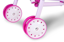 WÓZEK DLA LALEK SPACERÓWKA Z PASAMI NATALIA ARTYK