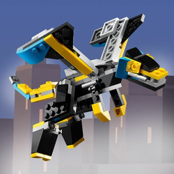 LEGO CREATOR 3W1 SUPER ROBOT SMOK ODRZUTOWIEC 159EL. RUCHOME ELEMENTY 31124