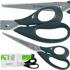 NOŻYCZKI SZKOLNE BIUROWE KLASYCZNE NIERDZEWNE CZARNE 21 cm Q-CONNECT