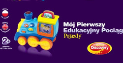 MÓJ PIERWSZY POCIĄG EDUKACYJNY POJAZDY - DUMEL