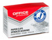 SPINACZE BIUROWE OKRĄGŁE OFFICE PRODUCTS 33 MM SREBRNE 100 SZTUK