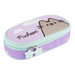 PLECAK SZKOLNY PUSHEEN PIÓRNIK SASZETKA 2w1 BPL58 MAJEWSKI FIOLETOWY KOTEK
