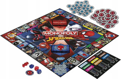 MONOPOLY GRA EKONOMICZNA PLANSZOWA SPIDER-MAN MARVEL HASBRO WERSJA POLSKA
