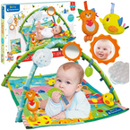 MATA DLA DZIECI EDUKACYJNA GIMNASTYCZNA AKTYWIZUJĄCA Z ZABAWKAMI CLEMENTONI