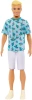 BARBIE KEN LALKA CHŁOPAK BLONDYN MODNY T-SHIRT FASHIONISTAS MATTEL