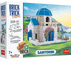 BRICK TRICK KLOCKI CEGŁY 210 EL. SANTORINI GRECJA EKO KLOCKI TREFL