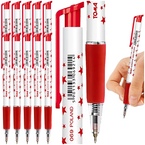 DŁUGOPIS AUTOMATYCZNY S-FINE W GWIAZDKI CZERWONY TOMA SUNNY TO-069 - 10szt.