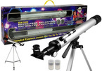 TELESKOP DLA DZIECI EDUKACYJNY NA STATYWIE LUNETA PRZYBLIŻENIE 50x 100x