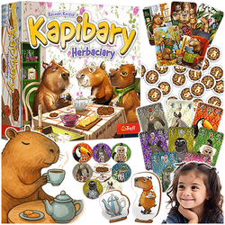 GRA KARCIANA RODZINNA KAPIBARY HERBACIARY STRATEGICZNA TREFL 02737