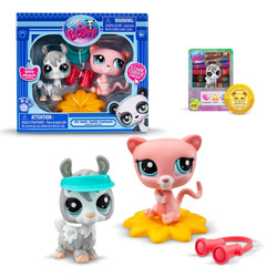 LITTLEST PET SHOP ZESTAW FIGUREK LAMA KOTEK FIGURKI ZWIERZAKI AKCESORIA