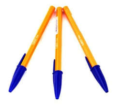 DŁUGOPIS BIC ORANGE FINE 0,8mm Z ZATYCZKĄ ORYGINALNY NIEBIESKI - 10 sztuk
