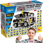 KLOCKI KONSTRUKCYJNE POJAZDY DO PRACY POJAZDY SPECJALNE 50w1 STEM LISCIANI