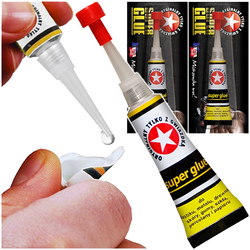 KLEJ SUPER GLUE 2g BŁYSKAWICZNY MOCNY ORYGINALNY Z GWIAZDKĄ - 2 szt.