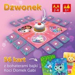 GRA PLANSZOWA ZRĘCZNOŚCIOWA KOCI DOMEK GABI BOOM BOOM RODZINNA TREFL 02548
