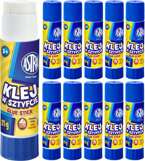 KLEJ W SZTYFCIE ASTRA SZKOLNY BIUROWY MOCNY BEZBARWNY 21 gram - 10 sztuk