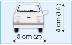 KLOCKI COBI SAMOCHÓD FIAT 126 PRIMA SERIE 24523