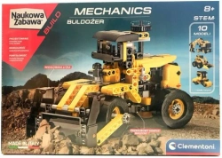 KLOCKI KONSTRUKCYJNE BULDOŻER POJAZD BUDOWLANY 10 MODELI CLEMENTONI