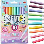 MAZAKI PISAKI FLAMASTRY SZKOLNE PACHNĄCE 10 PASTELOWYCH KOLORÓW SCENTOS
