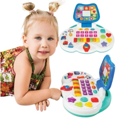 LAPTOP DLA DZIECI EDUKACYJNY INTERAKTYWNY KOMPUTER MÓWI PO POLSKU DUMEL