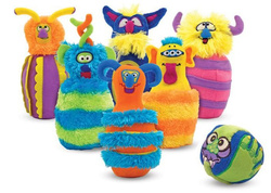 PLUSZOWE KOLOROWE KRĘGLE POTWORKI MELISSA AND DOUG
