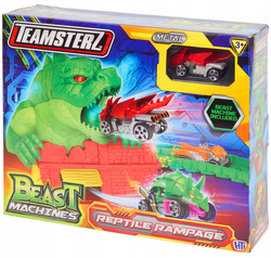 TEAMSTERZ TOR WYŚCIGOWY SZALONY GAD SMOK BEAST MACHINES METALOWE AUTKO