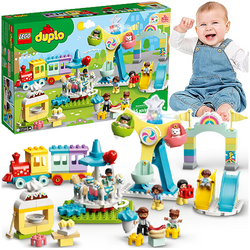 LEGO DUPLO PARK ROZRYWKI WESOŁE MIASTECZKO KARUZELA DUŻE KLOCKI 10956
