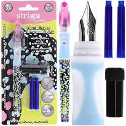 PIÓRO WYMAZYWALNE ŚCIERALNE ZE STALÓWKĄ CZYŚCIK WKŁADY CĘTKI STRIGO