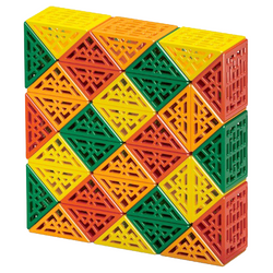 UKŁADANKA LOGICZNA KREATYWNA GEOMETRYCZNY WĄŻ KOSTKA GRA PODRÓŻNA ASKATO