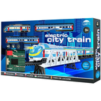 KOLEJKA ELEKTRYCZNA CITY TRAIN TORY LOKOMOTYWA WAGONY TOROWISKO DROMADER