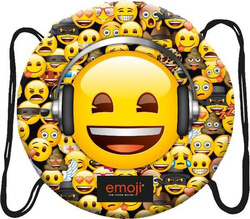 PLECAK NA SZNURKACH WOREK NA PLECY EMOJI YELLOW