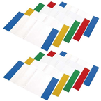 OKŁADKA NA ZESZYT KSIĄŻKĘ A5 PVC 10SZT KOLOROWE BRZEGI PANTA PLAST