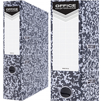 SEGREGATOR A4/75mm OFFICE PRODUCTS Z DŹWIGNIĄ MARMUREK SZARY