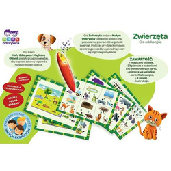GRA PLANSZOWA EDUKACYJNA ZWIERZĘTA MAGICZNY OŁÓWEK TREFL 02111