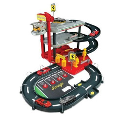 BBURAGO FERRARI RACE PLAY GARAŻ PARKING AUTA 1:43