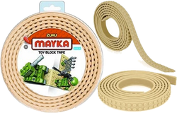 TAŚMA DO KLOCKÓW 2M PODWÓJNA BEŻOWA ZURU MAYKA