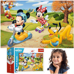 PUZZLE MINI 54 EL. MYSZKA MICKEY I PRZYJACIELE UKŁADANKA TREFL 19713