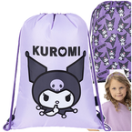 WOREK SZKOLNY NA BUTY NA SZNURKACH DLA DZIEWCZYNKI KRÓLIK VIOLET KUROMI