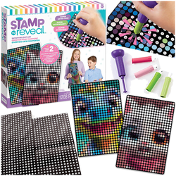 MAKE IT REAL ZESTAW KREATYWNY DO KROPKOWANIA PO NUMERACH KOTEK I DINOZAUR