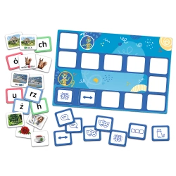 GRA EDUKACYJNA DLA DZIECI ORTOGRAFIA MAŁY ODKRYWCA UKŁADANKA TREFL 02803