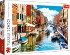 PUZZLE 2000 ELEMENTÓW WYSPA MURANO WENECJA UKŁADANKA TREFL 27110