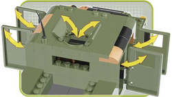 KLOCKI COBI POJAZD TERENOWY NATO ARMORED 24304