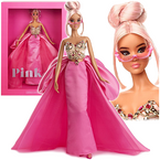 BARBIE LALKA KOLEKCJONERSKA Z RÓŻOWEJ KOLEKCJI PINK COLLECTION SIGNATURE