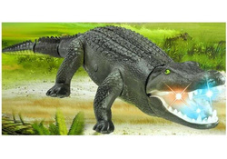 ZDALNIE STEROWANY DUŻY ZIELONY ALIGATOR R/C PILOT CHODZI WYDAJE DŹWIĘKI