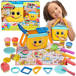 PLAY-DOH CIASTOLINA ZESTAW KREATYWNY PIKNIK I NAUKA KSZTAŁTÓW 284g HASBRO